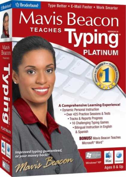 Bestselling Software (2008) - Mavis Beacon Teaches Typing Platinum 20
