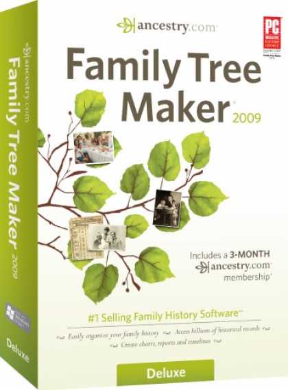 Bestselling Software (2008) - Family Tree Maker 2009 Deluxe