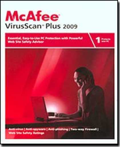 Bestselling Software (2008) - McAfee VirusScan Plus 2009 1-User