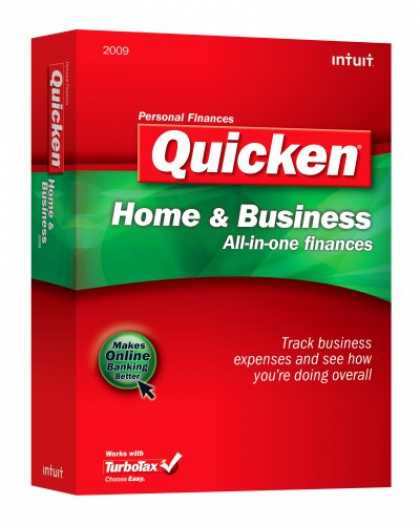 Bestselling Software (2008) - Quicken Home & Business 2009