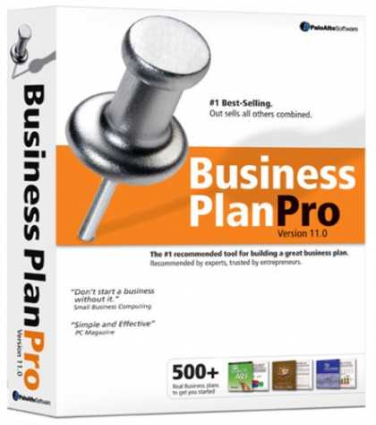 Bestselling Software (2008) - Palo Alto Business Plan Pro Version 11.0