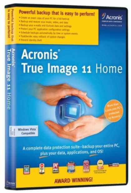 Bestselling Software (2008) - Acronis True Image 11 Home [OLD VERSION]