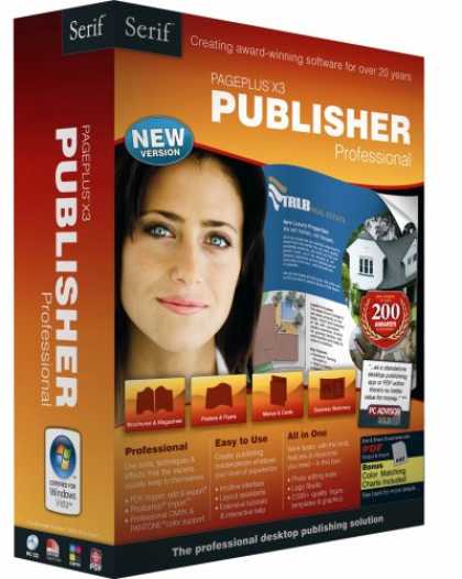 Bestselling Software (2008) - PagePlus X3 Publisher Professional