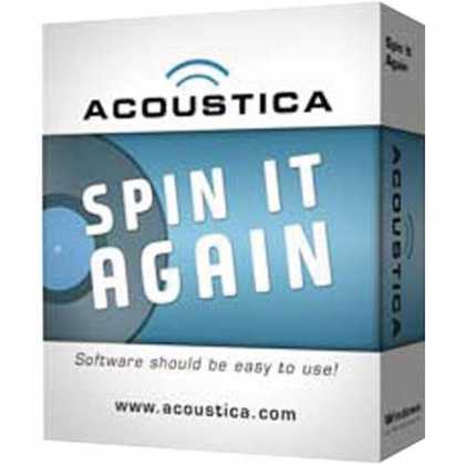 Bestselling Software (2008) - Acoustica Spin It Again 2.1 Music Conversion Recording Software - Windows