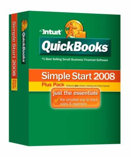 Bestselling Software (2008) - QuickBooks Simple Start Plus Pack 2008 [OLD VERSION]