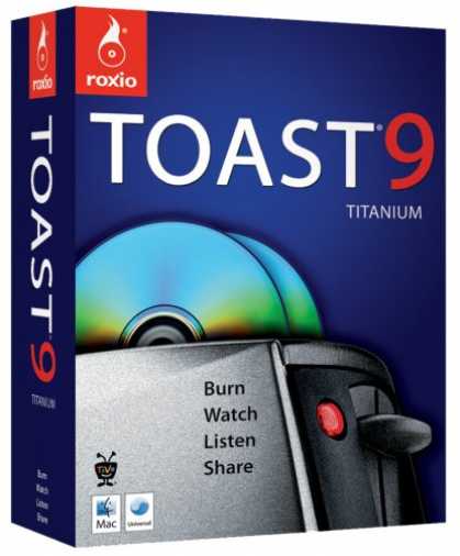 Bestselling Software (2008) - Roxio Toast 9 Titanium [OLD VERSION]