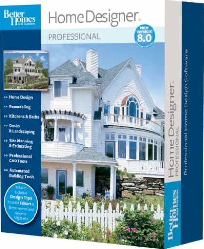 Bestselling Software (2008) - Better Homes and Gardens Home Designer Pro 8.0