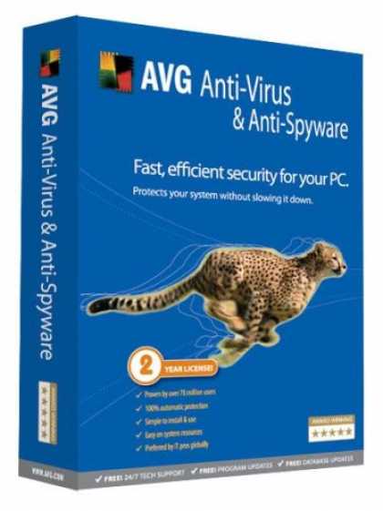 Bestselling Software (2008) - Grisoft AVG Anti-Virus & Anti-Spyware - 2 Year Subscription