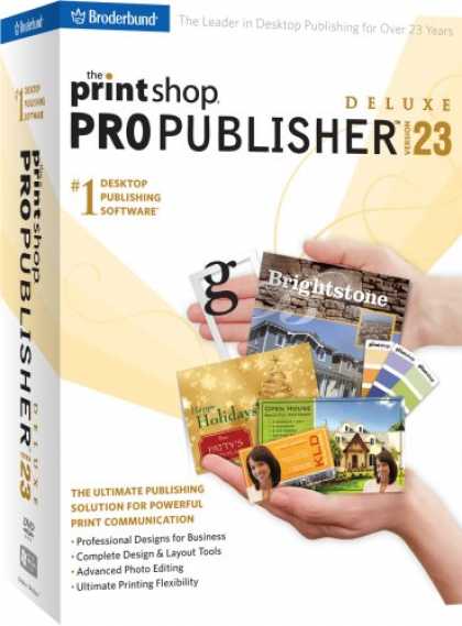 Bestselling Software (2008) - The Print Shop 23 Pro Publisher Deluxe