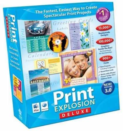 Bestselling Software (2008) - Print Explosion Deluxe 3.0 (Mac)