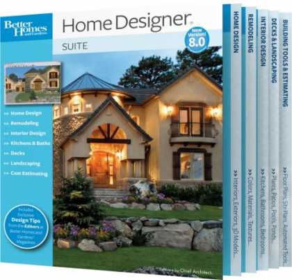 Bestselling Software (2008) - Better Homes and Gardens Home Designer Suite 8.0
