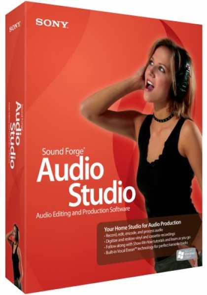 Bestselling Software (2008) - Sound Forge Audio Studio 9