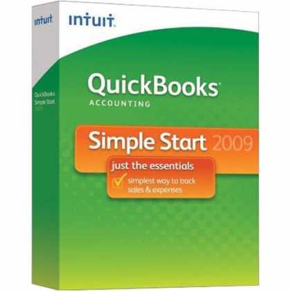 Bestselling Software (2008) - QuickBooks Simple Start 2009