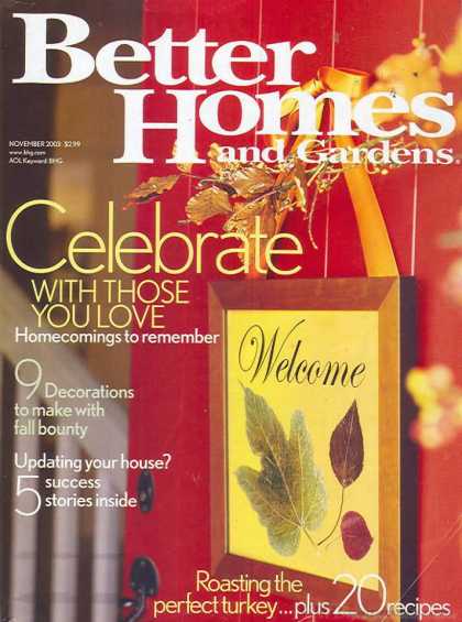 Better Homes and gardens - November 2003