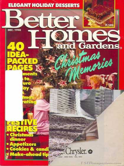 Better Homes and gardens - December 1990