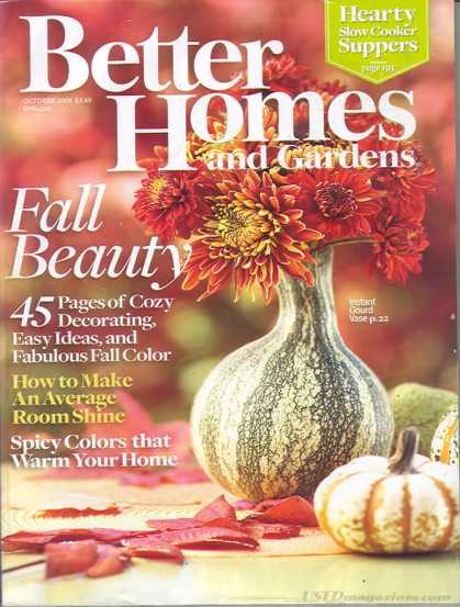 Better Homes and gardens - October 2008