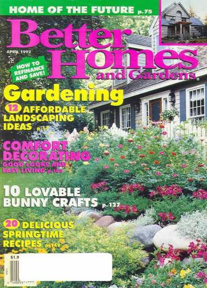 Better Homes and gardens - April 1992