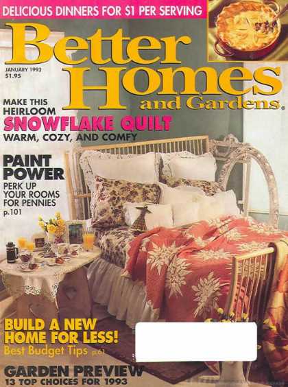 Better Homes and gardens - January 1993