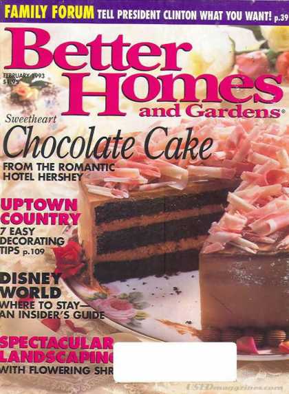 Better Homes and gardens - February 1993
