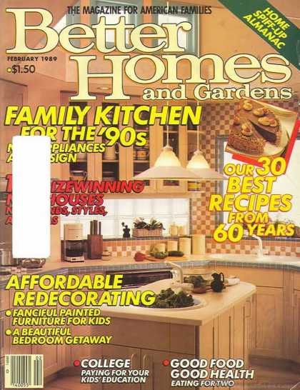 Better Homes and gardens - February 1989