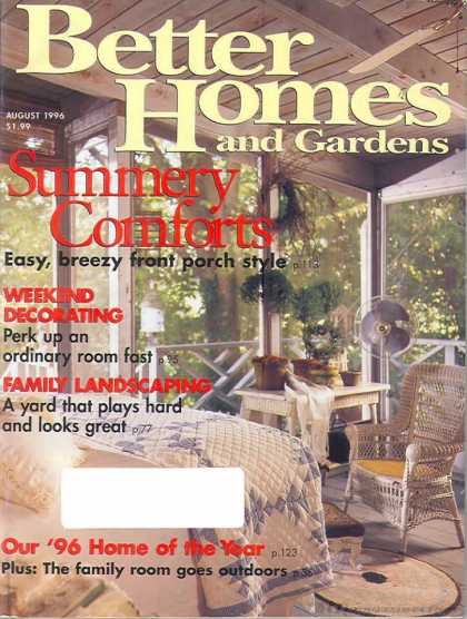 Better Homes and gardens - August 1996