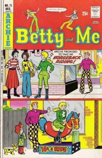 Betty and Me 71 - Archie - Jug Head - Comics - Veronica - Reggie