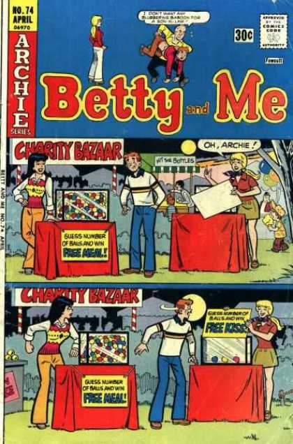 Betty and Me 74 - No 74 - Charity Bazaar - Archie - Stands - Booths