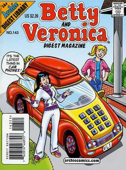 Betty and Veronica Digest 143 - Girls - Care - Keypad - Wall - Trees