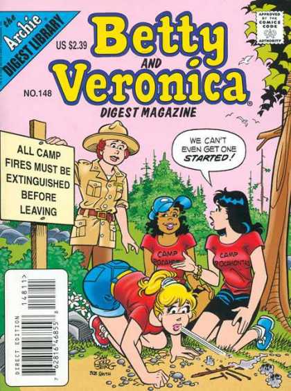 Betty and Veronica Digest 148 - Betty And Veronica - No 148 - Camping - Park Ranger - Cam Pocahontas