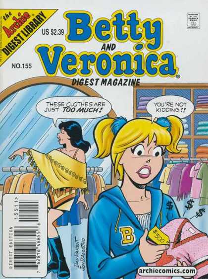 Betty and Veronica Digest 155 - Betty - Veronica - Digest Magazine - Archie - Comics