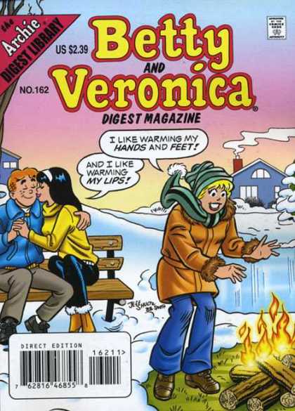 Betty and Veronica Digest 162 - Approved By The Comics Code Authority - Archie Digest Library - Us 239 - No162 - Direct Edition