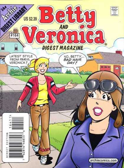 Betty and Veronica Digest 164 - Girls - Sunglasses - Street - Houses - Sweater