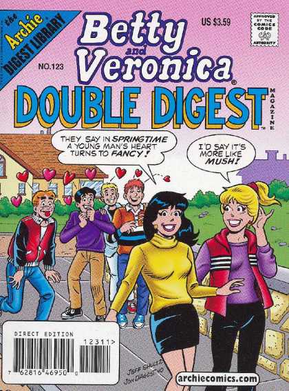 Betty and Veronica Double Digest 123 - Springtime - Young Mans Heart - No 123 - Jon Dagostino - Jeff Shultz