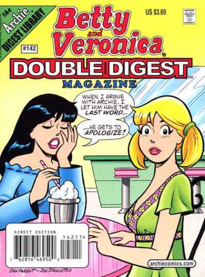 Betty and Veronica Double Digest 142 - Tomfoolery - Riverdale - Sabrina - Teenage Witch - Puzzles