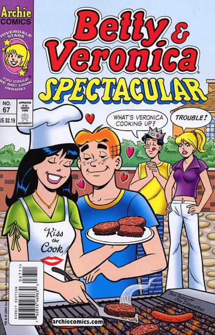 Betty and Veronica Spectacular 67 - The Archies - Cookout - Hamburgers - Crown - Trouble