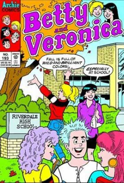 Betty and Veronica 193 - Archie Comics - Riverdale - High School - Brilliant - Colors