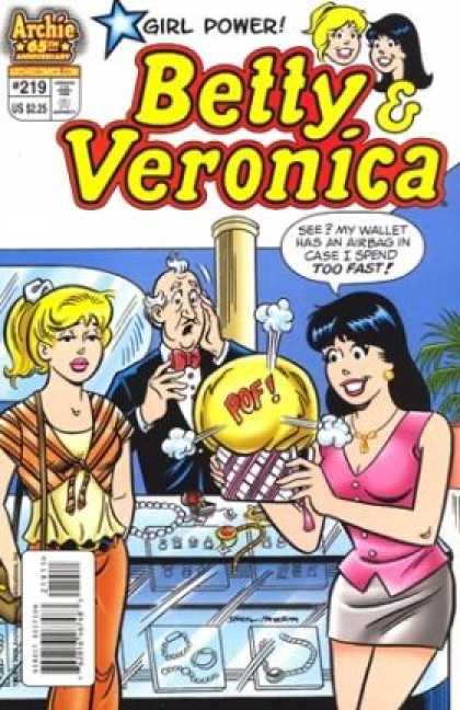 Betty and Veronica 219 - Girl Power - Sexist - Jewelry - Spending Money - Shopping