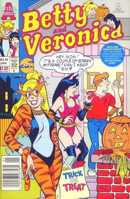 Betty and Veronica 59 - Archie - Halloween - Stray Kittens - Trick Or Treat - Betty And Veronica
