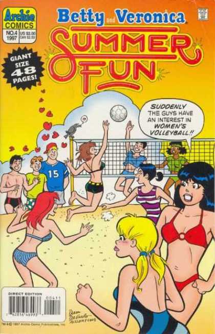 Betty & Veronica Summer Fun 4 - Volleyball Net - Yolleyball - Females - Bikinis - Beach