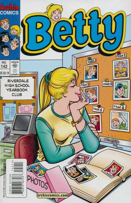 Betty 142 - Archie Comics - Betty - No 142 - Archiecomicscom - Riverdale High School Yearbook Club - Stan Goldberg
