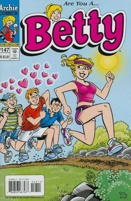 Betty 147 - Boys - Hearts - Headband - Jogging - Sneakers - Stan Goldberg