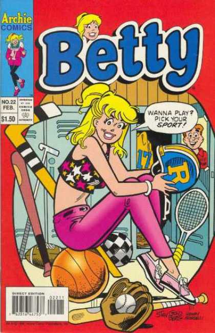 Betty 22 - Archie Comics - No 23 - Feb - 150 - Locker Room