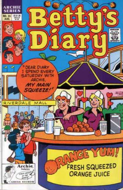 Betty's Diary 35 - Archie Comic - Friends - Teenagers - High School Fun - Dating