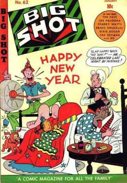 Big Shot 62 - Happy New Year - Celebration - Granny - Joe Palooka - Sparky Watts