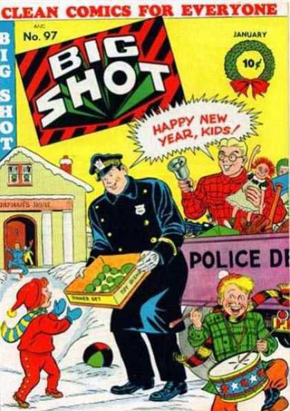 Big Shot 97 - Big Shot - Happy New Year Kids - Policeman - Snow - Kids