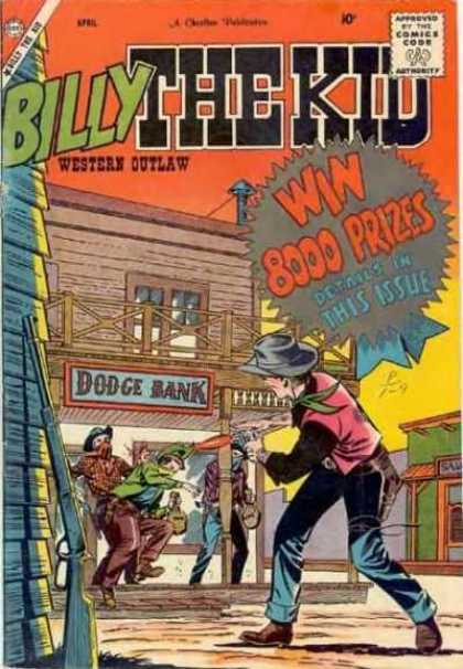 Billy the Kid 16 - Western Outlaw - Dodge Bank - Cowboy - Gun - Western Town