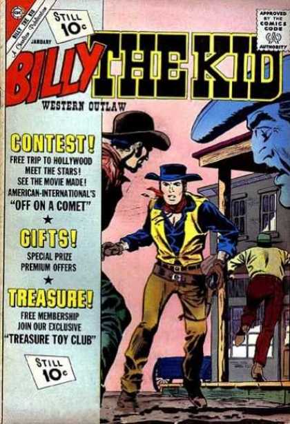 Billy the Kid 32 - Cowboy - Western Outlaw - Comics Code Authority - 10 Cents - Men