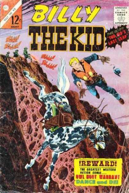 Billy the Kid 51 - 12c - Comics Code A - Reward - Dance - The Greatest Western Action Comic