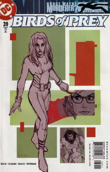 Birds of Prey 39 - Cell Phone - Shades - Watch - Woman - Belt Buckle - Phil Noto