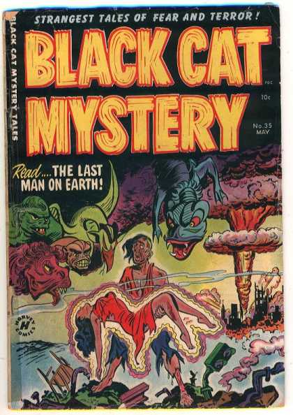 Black Cat 35 - Mystery - Strangest Tales - Beasts - Creatures - Explosion